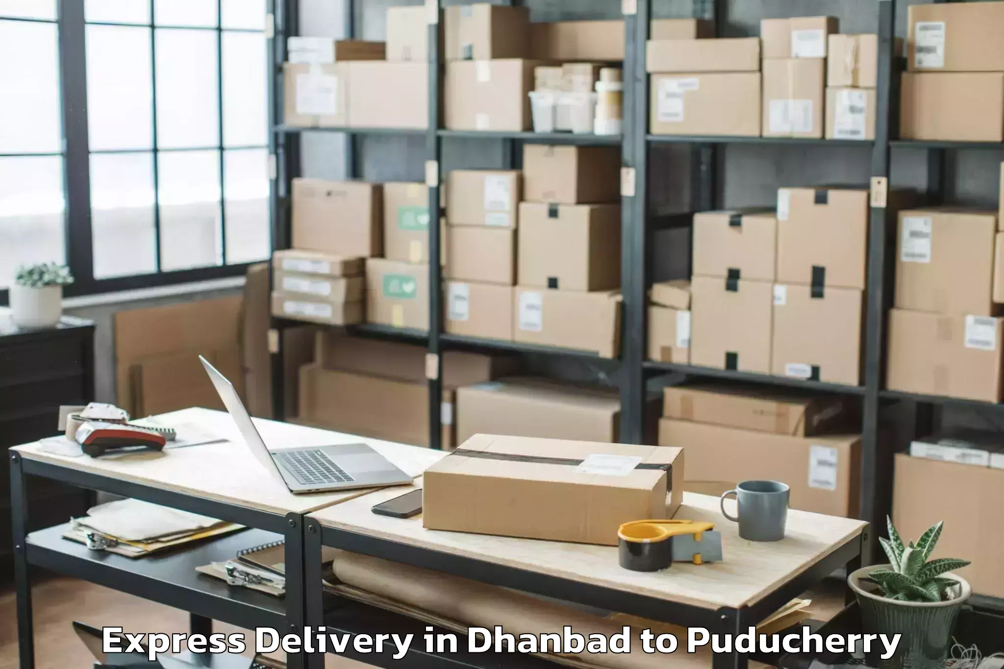 Professional Dhanbad to Pondicherry Express Delivery